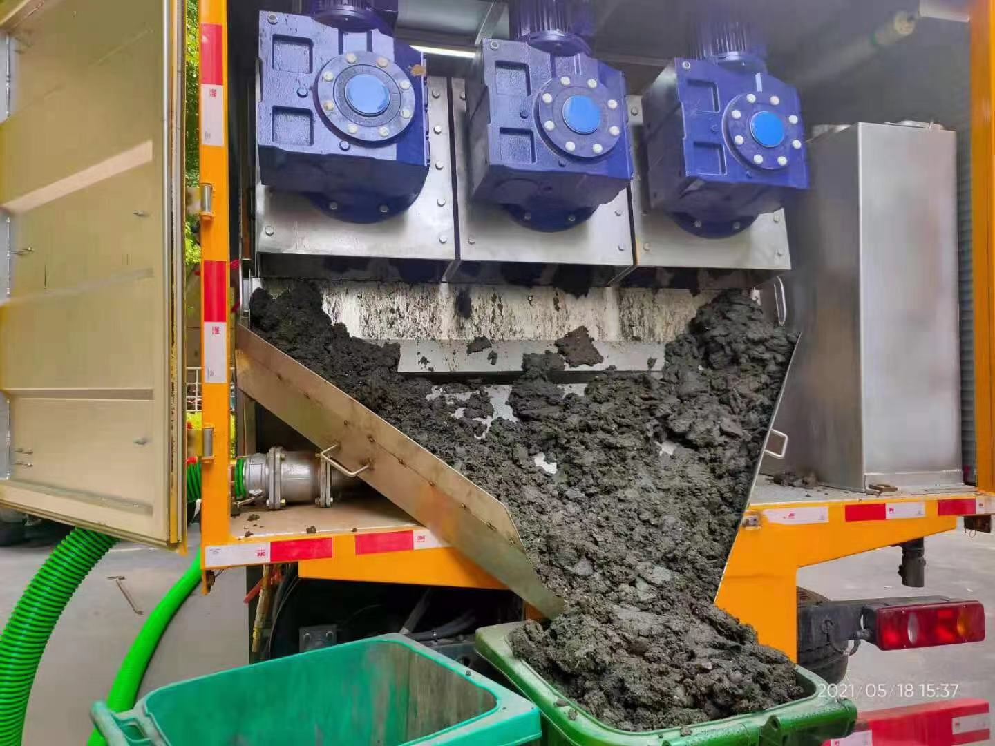 松柏镇化粪池清掏城市维护站-泥浆净化干湿分离处理