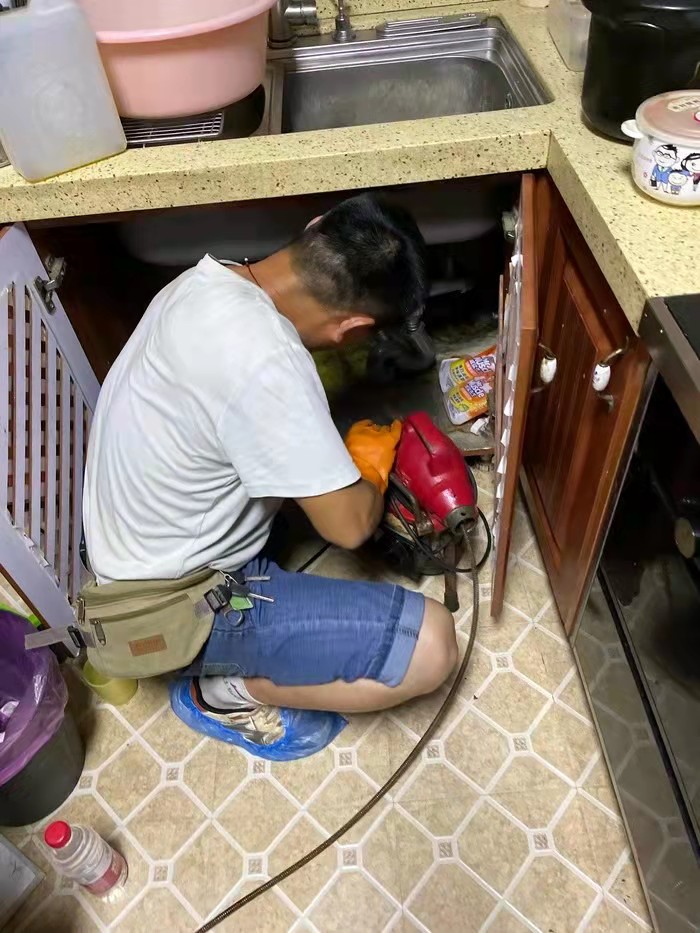 松柏镇通下水道